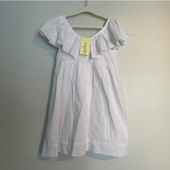 NWT Vignette Sparrow Swiss Dot Dress, White, Toddler Girl 4Y - Picture 1 of 6